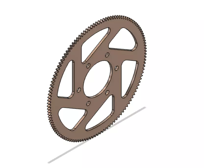 Flywheel-Rim sprocket wheel Free 3D print model