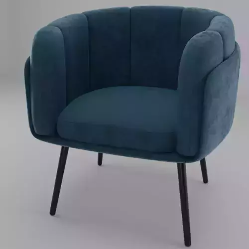 Arimchair velvet chair with legs