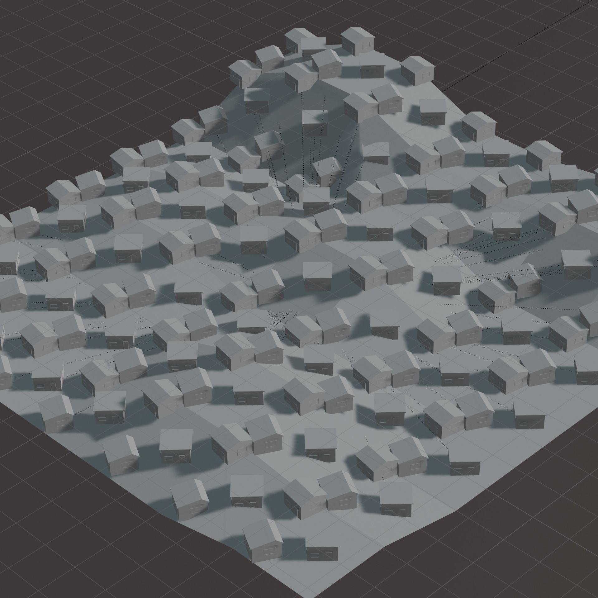 Favela city Free 3D model_1