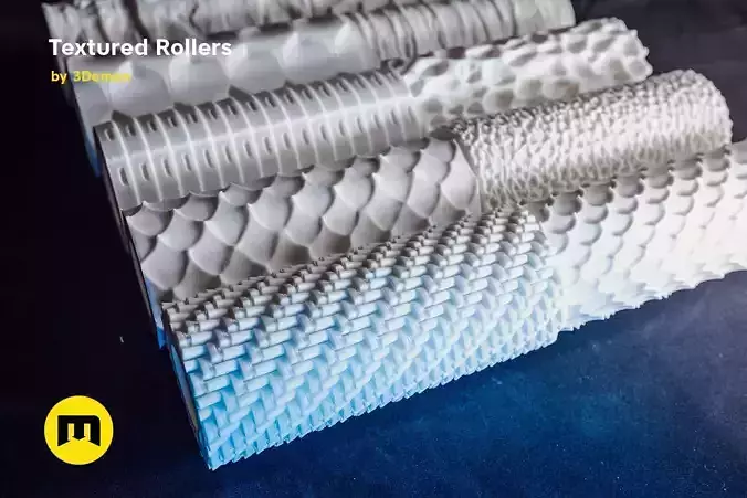 Stamp Rollers for Cosplay 3D print model
