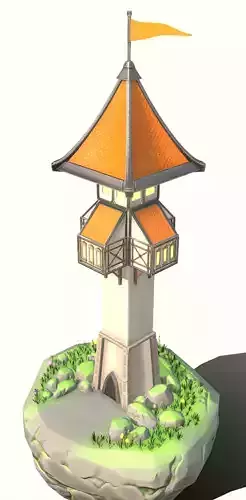 Tower Watchtower on Island      LP   Stylized 