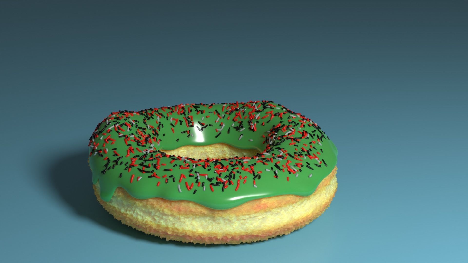 Donuts donut Free 3D model_4