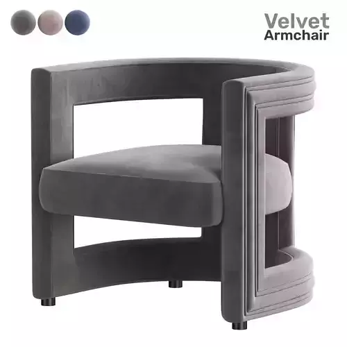 Blair Velvet Accent Chair