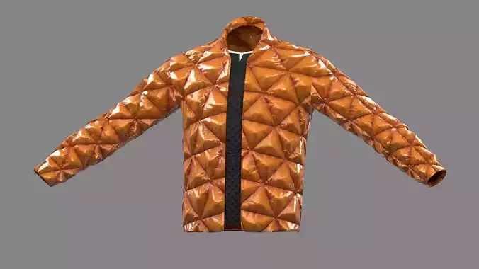 bump jacket  Low-poly 3D model