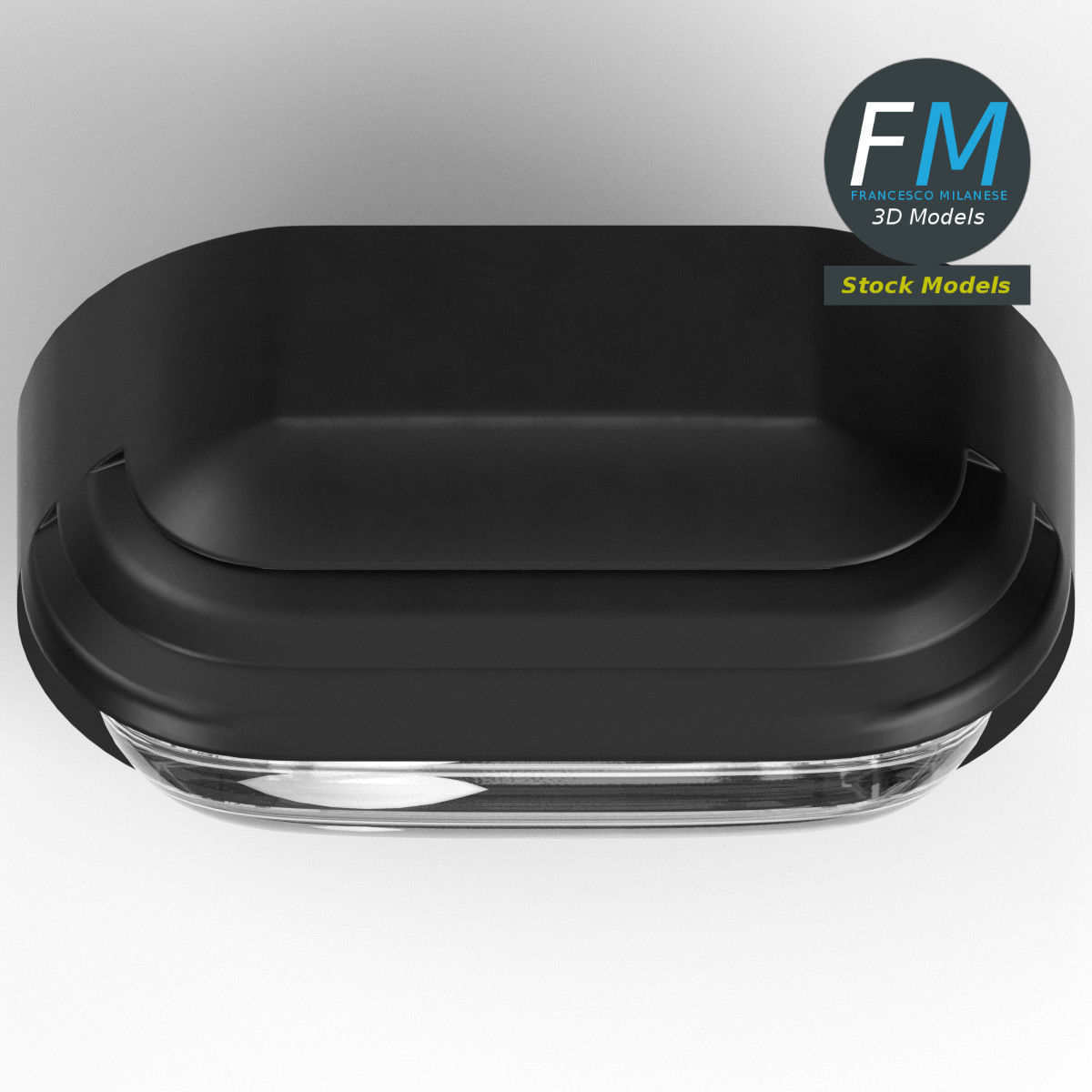 Waterproof wall lamp 3D model_6