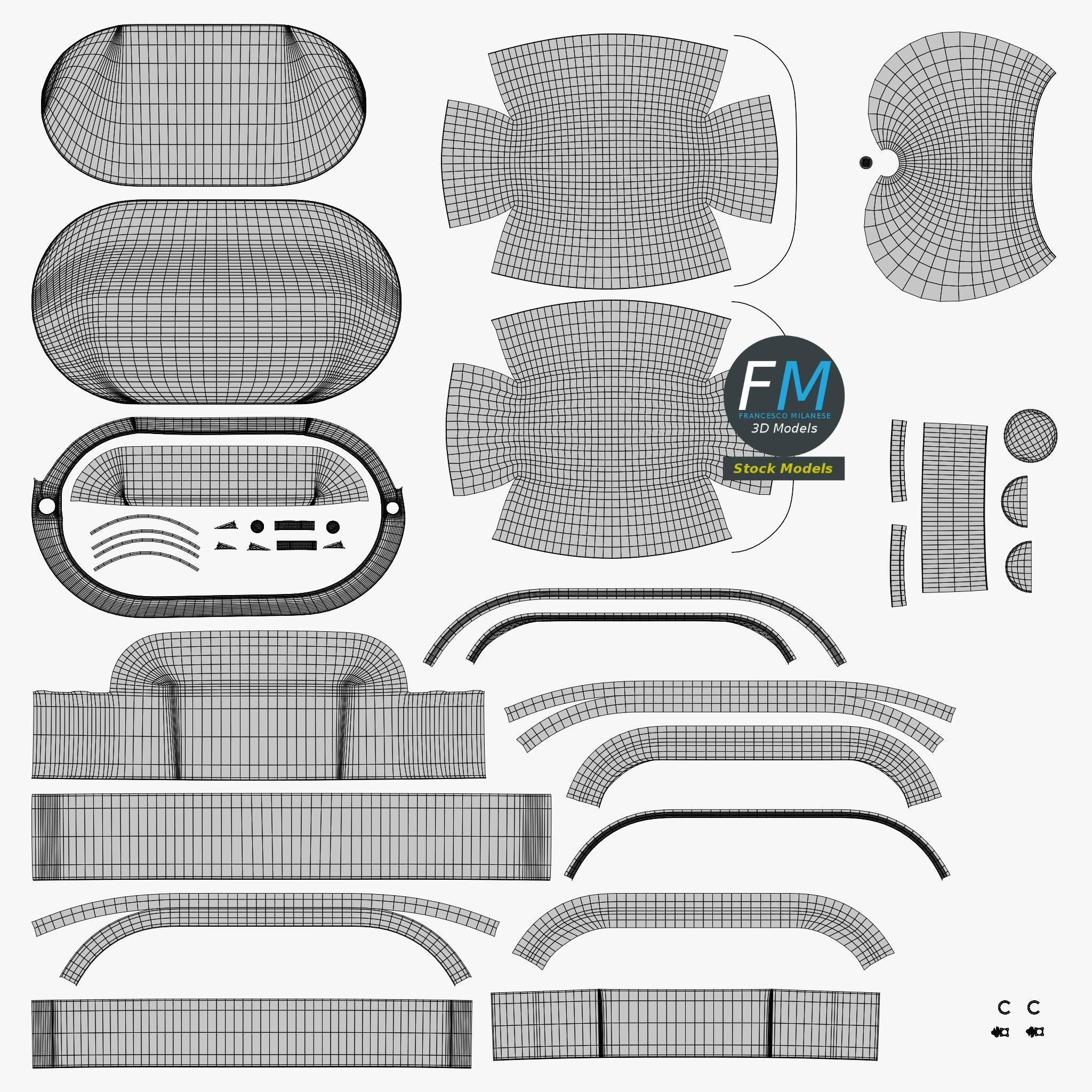 Waterproof wall lamp 3D model_11