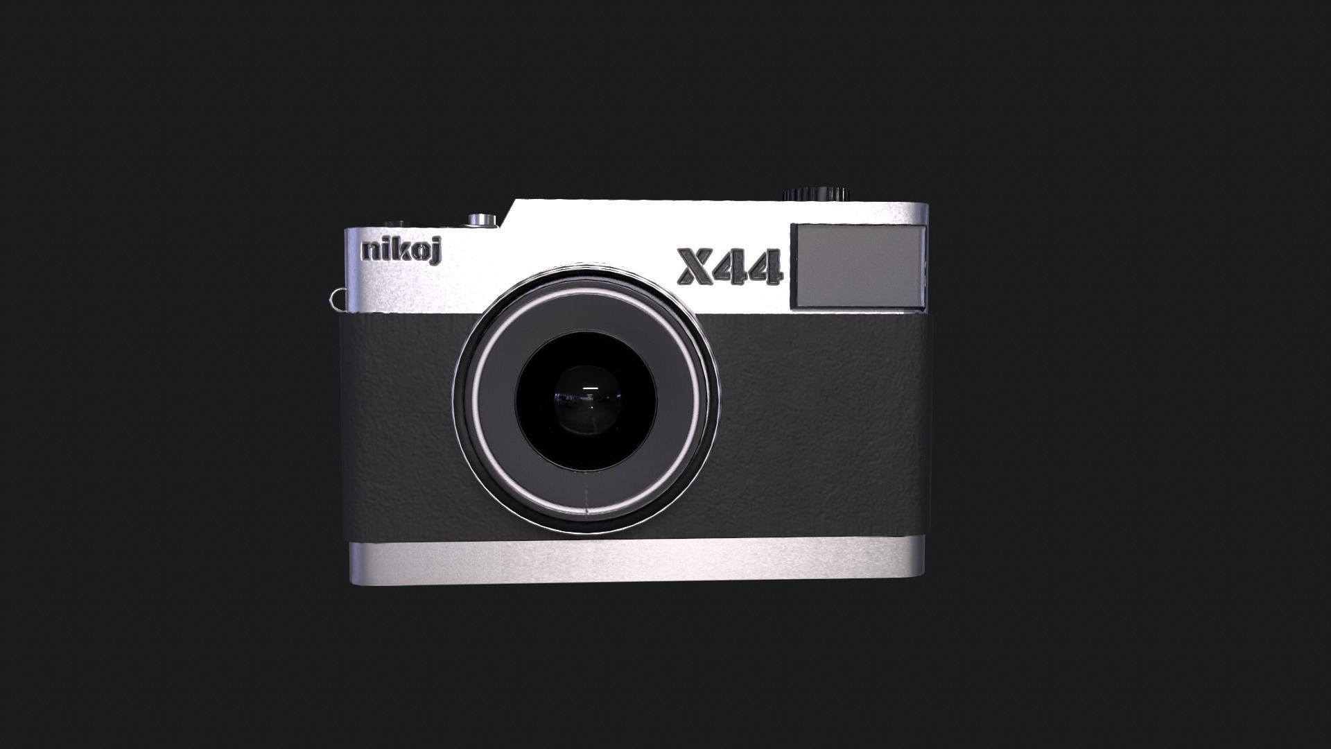 Retro Camera - Low Poly Game Prop Low-poly 3D model_6