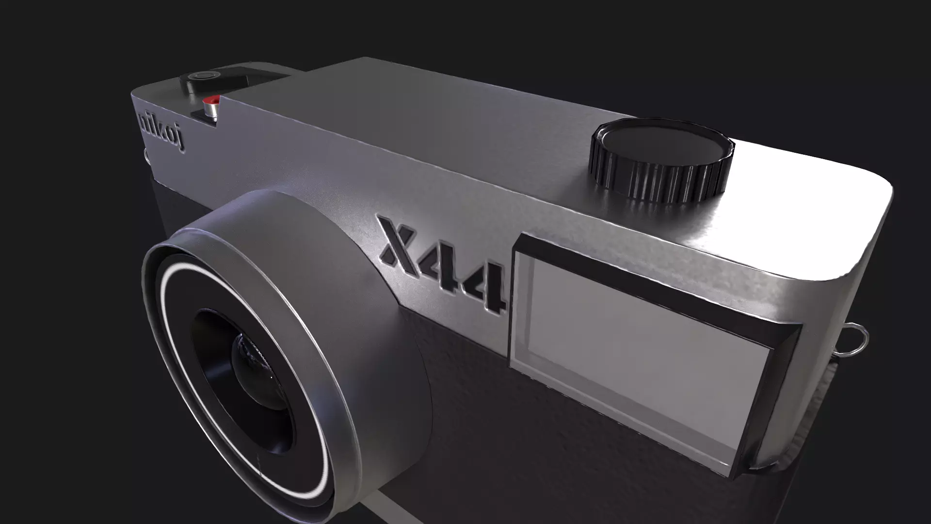 Retro Camera - Low Poly Game Prop Low-poly 3D model_0