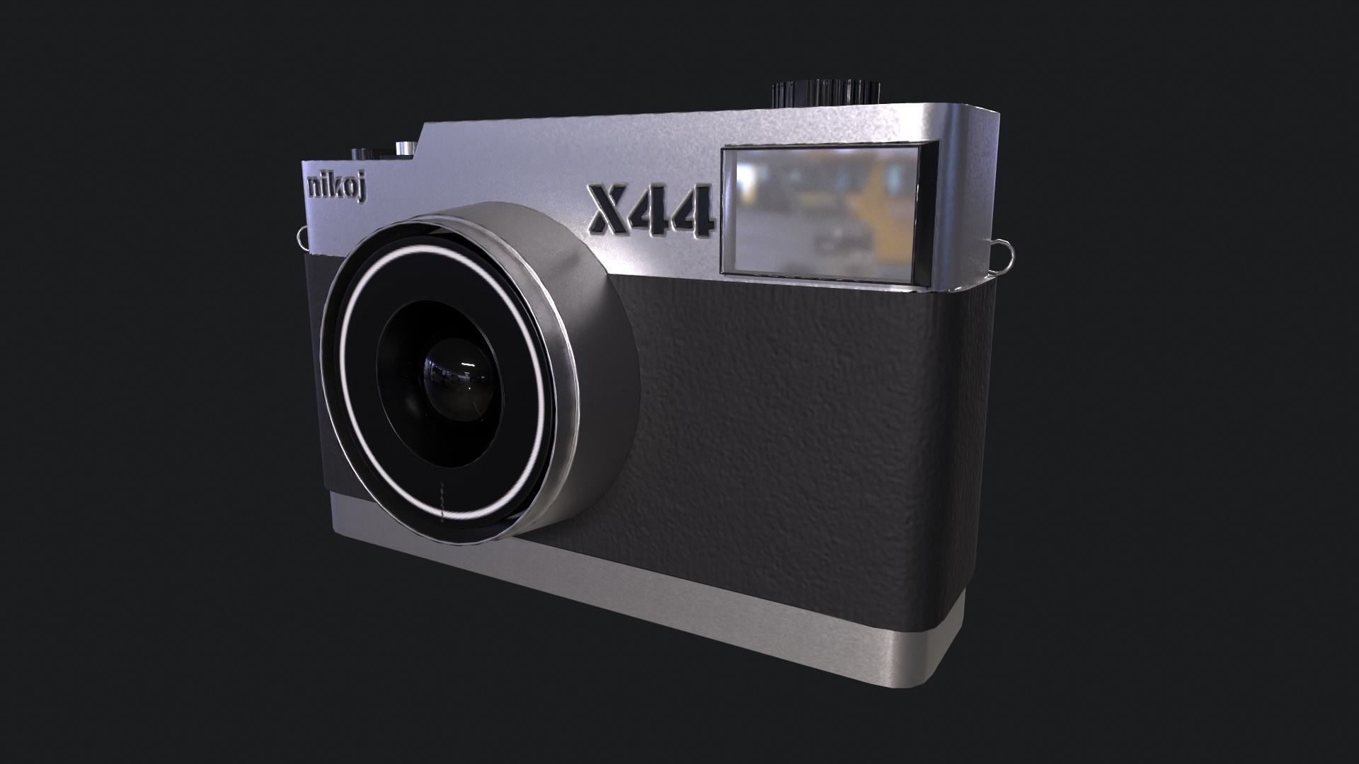 Retro Camera - Low Poly Game Prop Low-poly 3D model_4