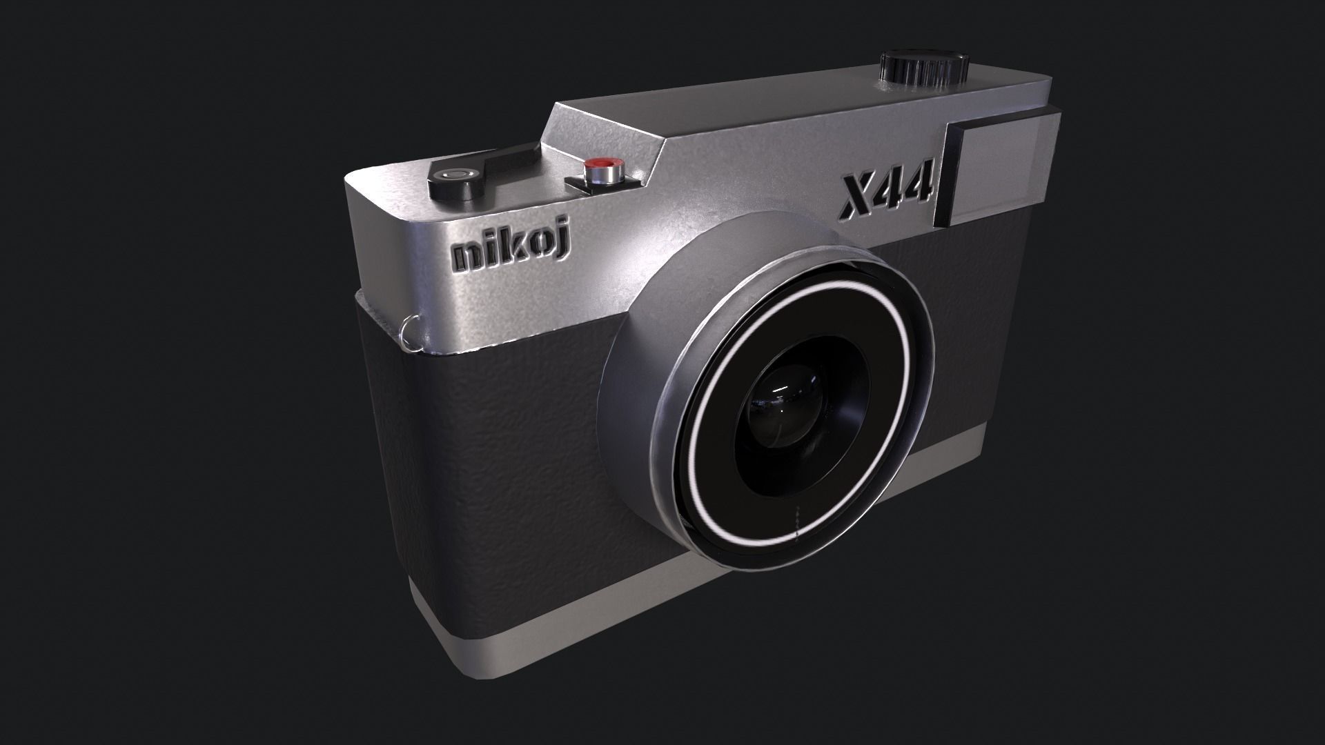 Retro Camera - Low Poly Game Prop Low-poly 3D model_3