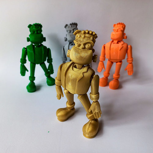 FRANKENSTEIN ARTICULATED 3D print model