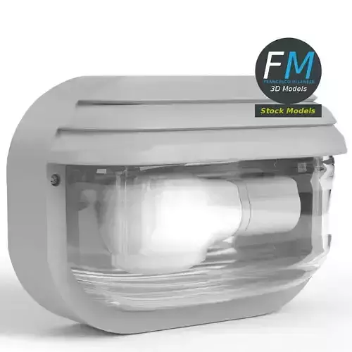 Waterproof wall lamp 2 3D model