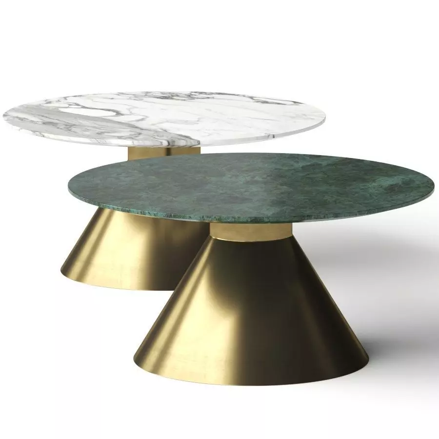 Arteriors Josie Cocktail Coffee Table 3D model_0