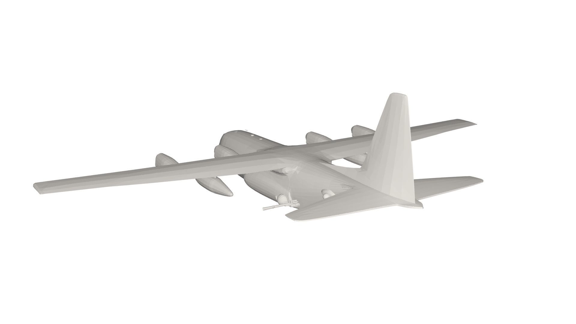Military Plane concept 3D model_6