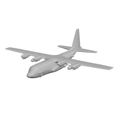 Military Plane concept 3D model_8