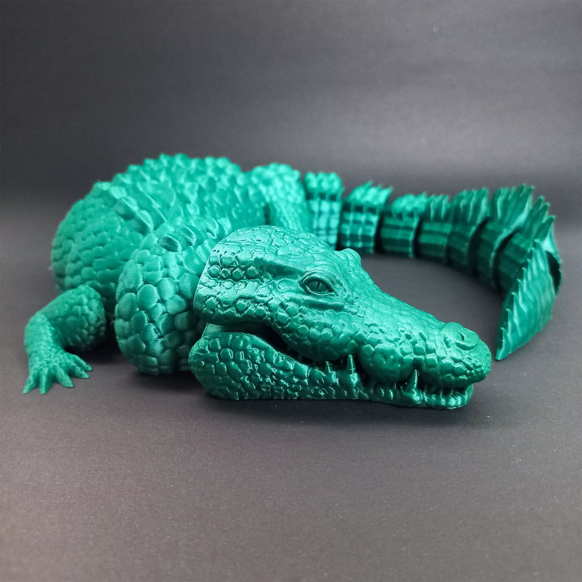 GIANT CROCODILE ARTICULATED 3D print model_0