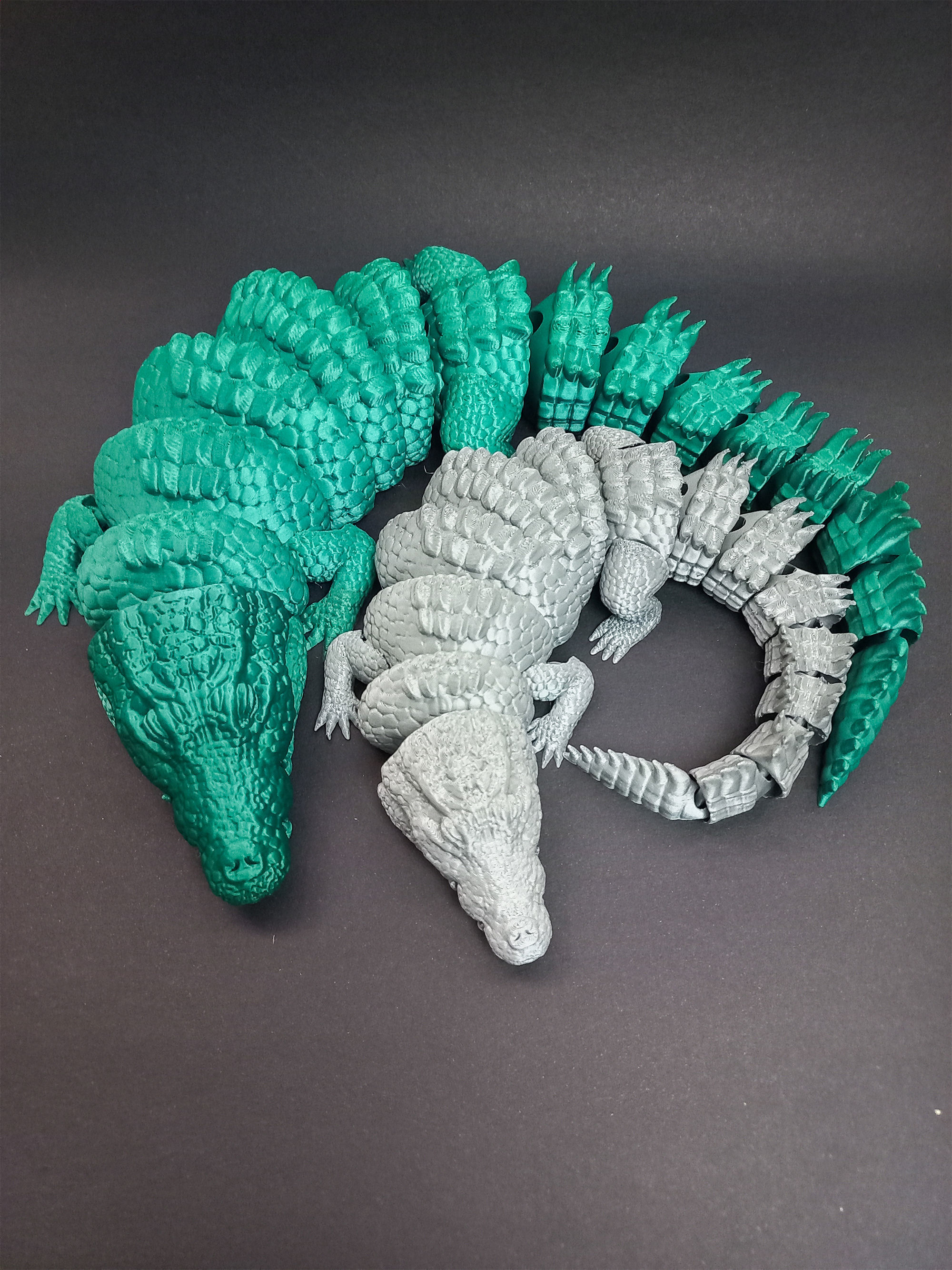 GIANT CROCODILE ARTICULATED 3D print model_3