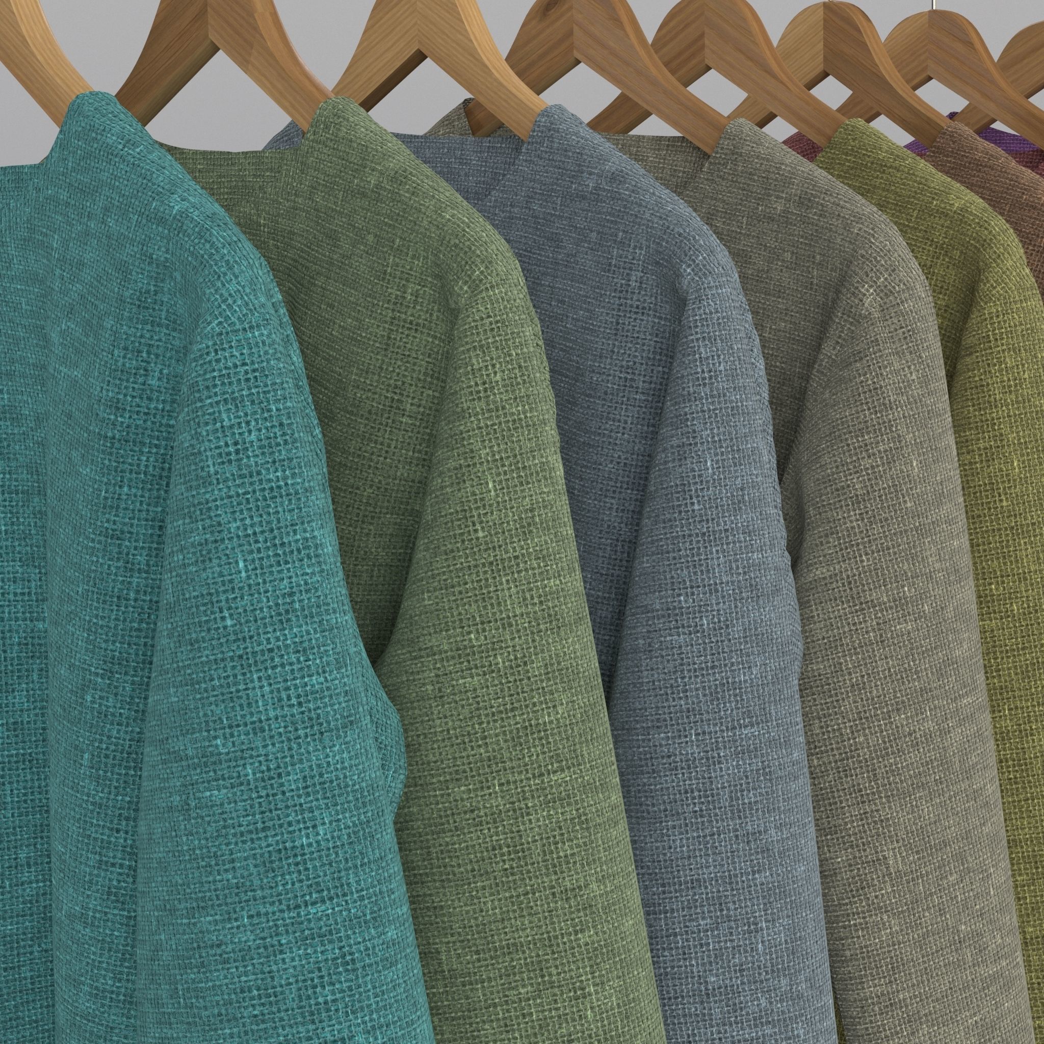 Clothes Rack 3D model_5