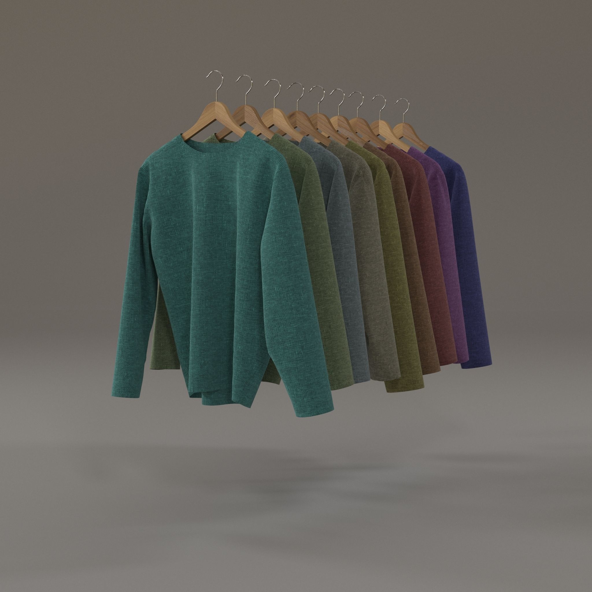 Clothes Rack 3D model_9