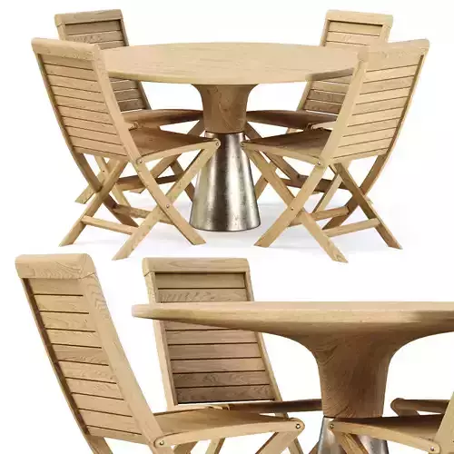 Alesso outdoor furniture set v06 