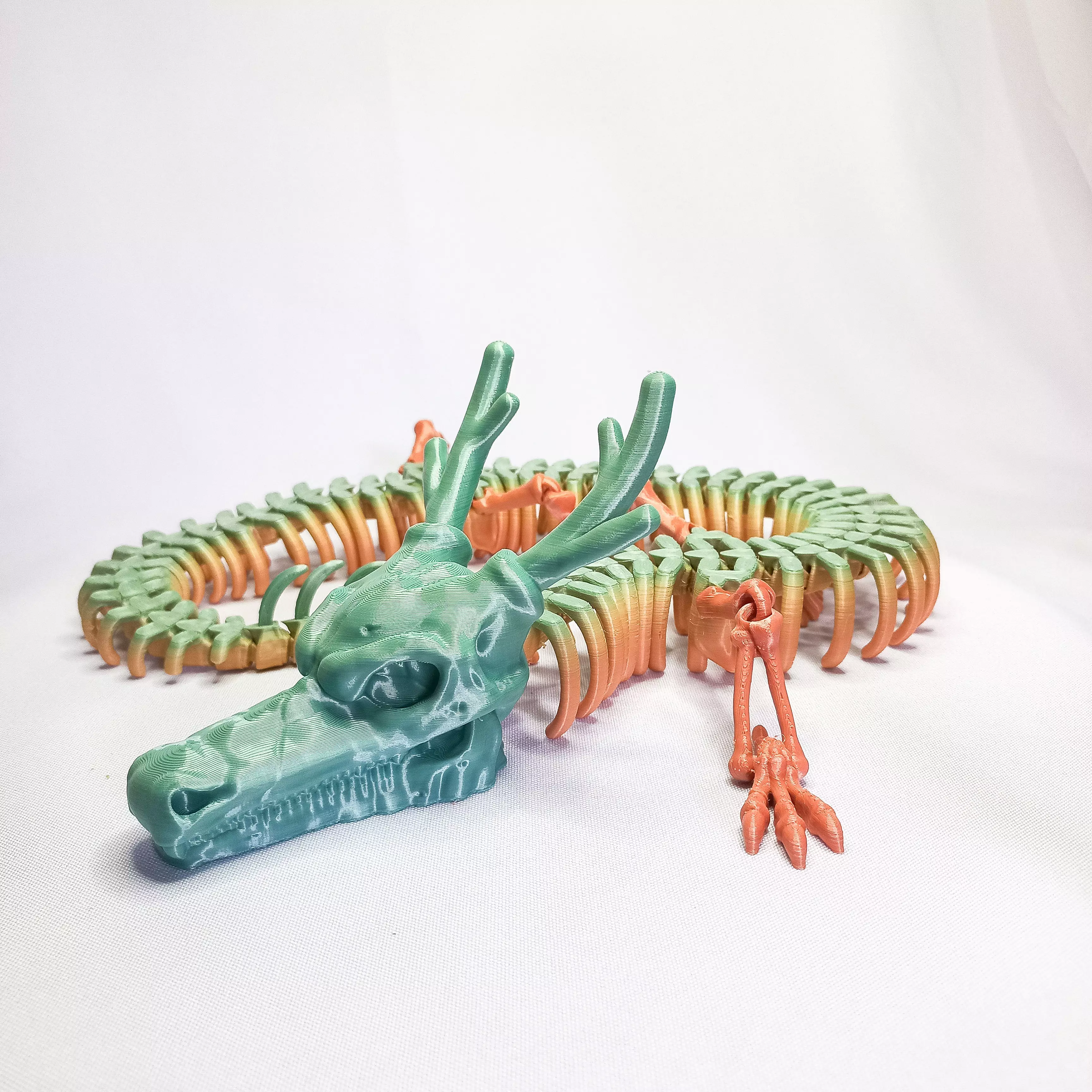 ARTICULATED SKELETON DRAGON 3D print model