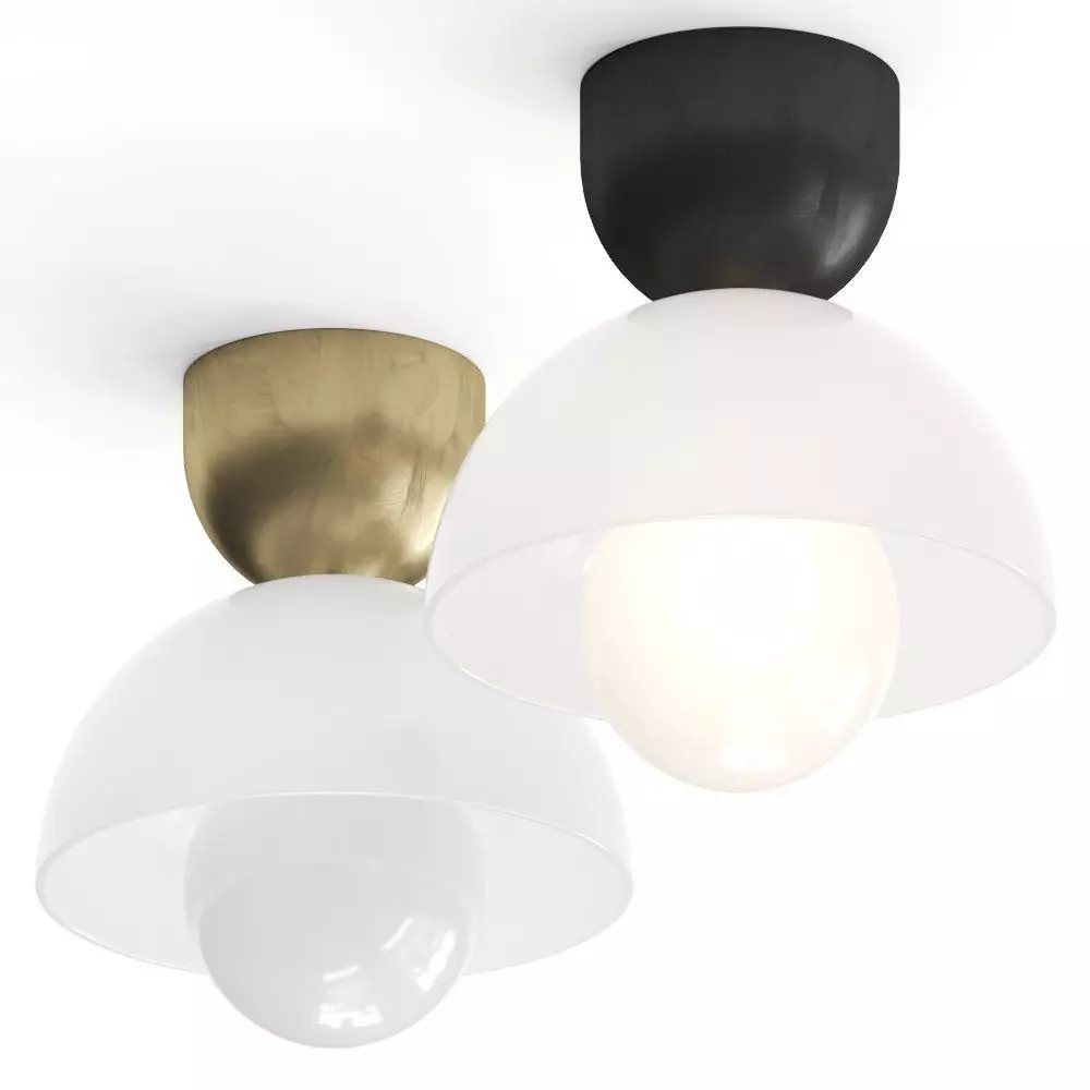 Arteriors Donley Flush Mount Ceiling Lamp 3D model_0
