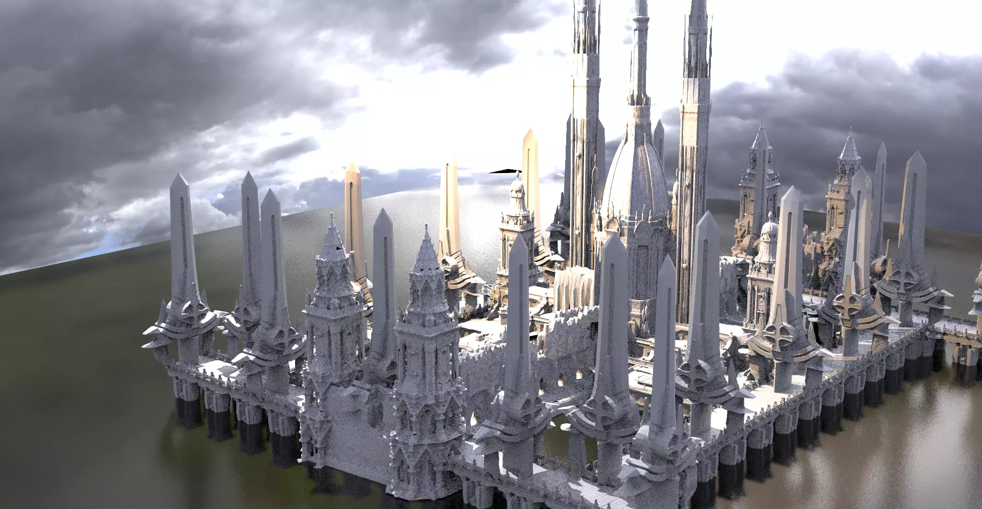 Sir Gawain Castle Fantasy 3D model