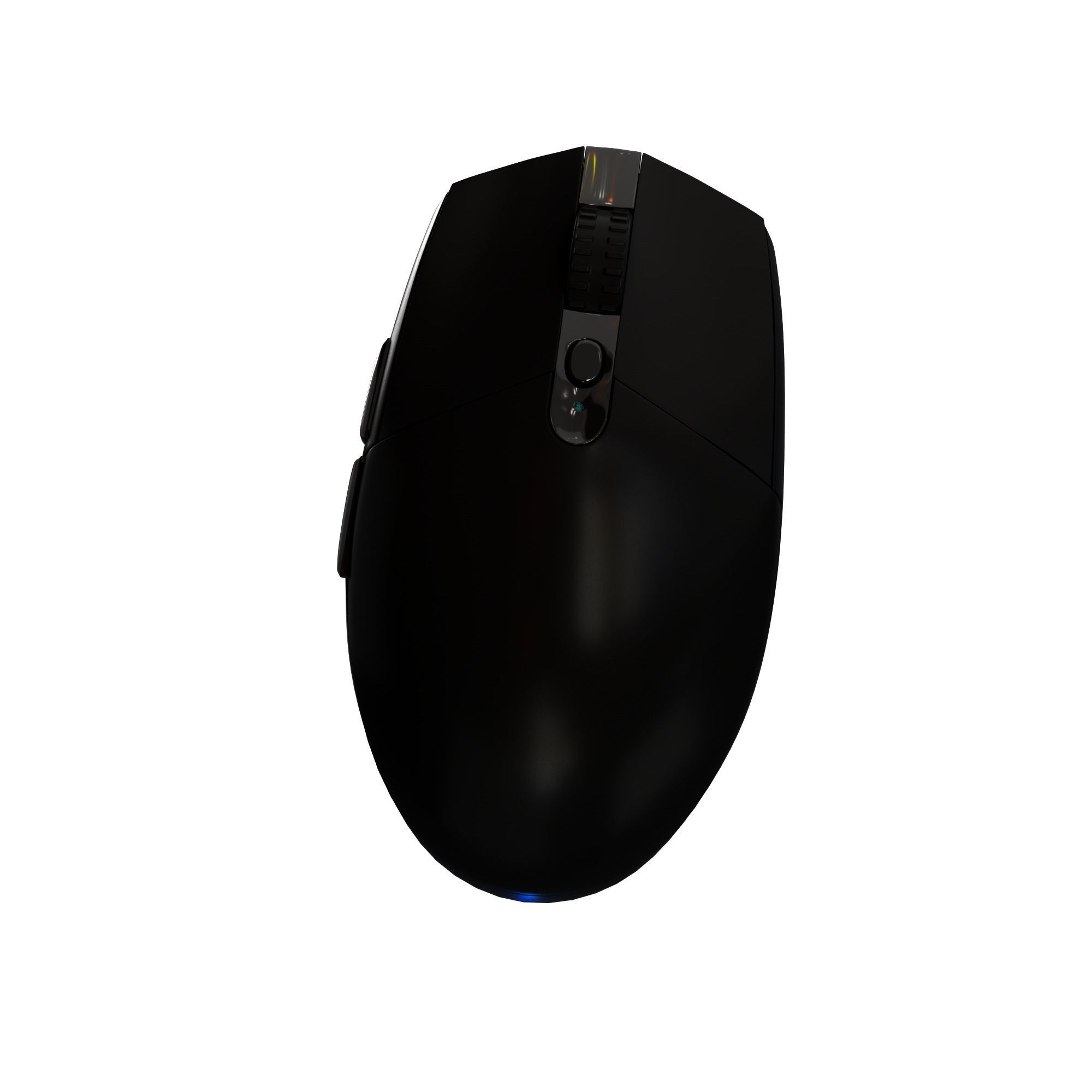 logitech wireless mouse G304 3D model_1