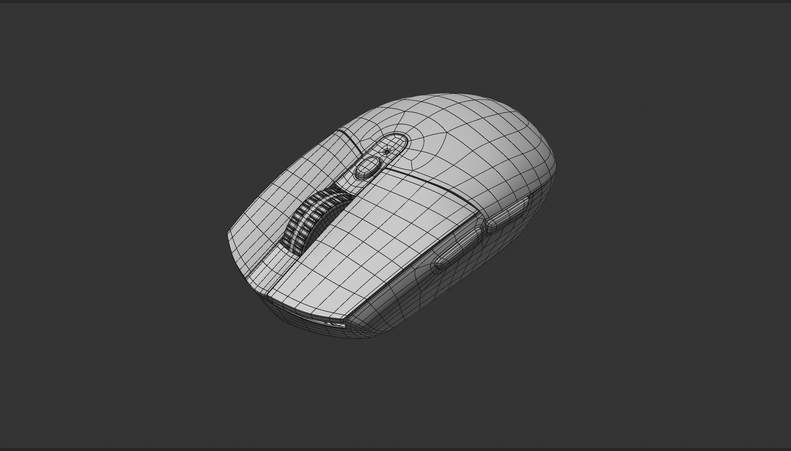 logitech wireless mouse G304 3D model_8