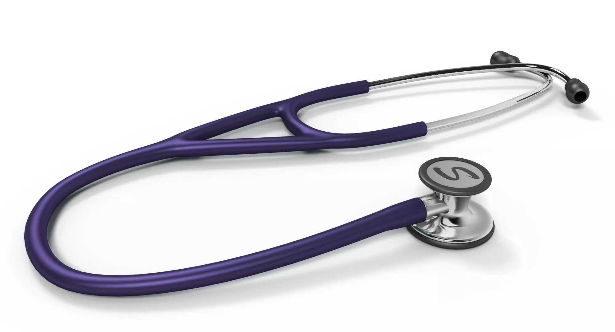 Stethoscope medical 3D model_0