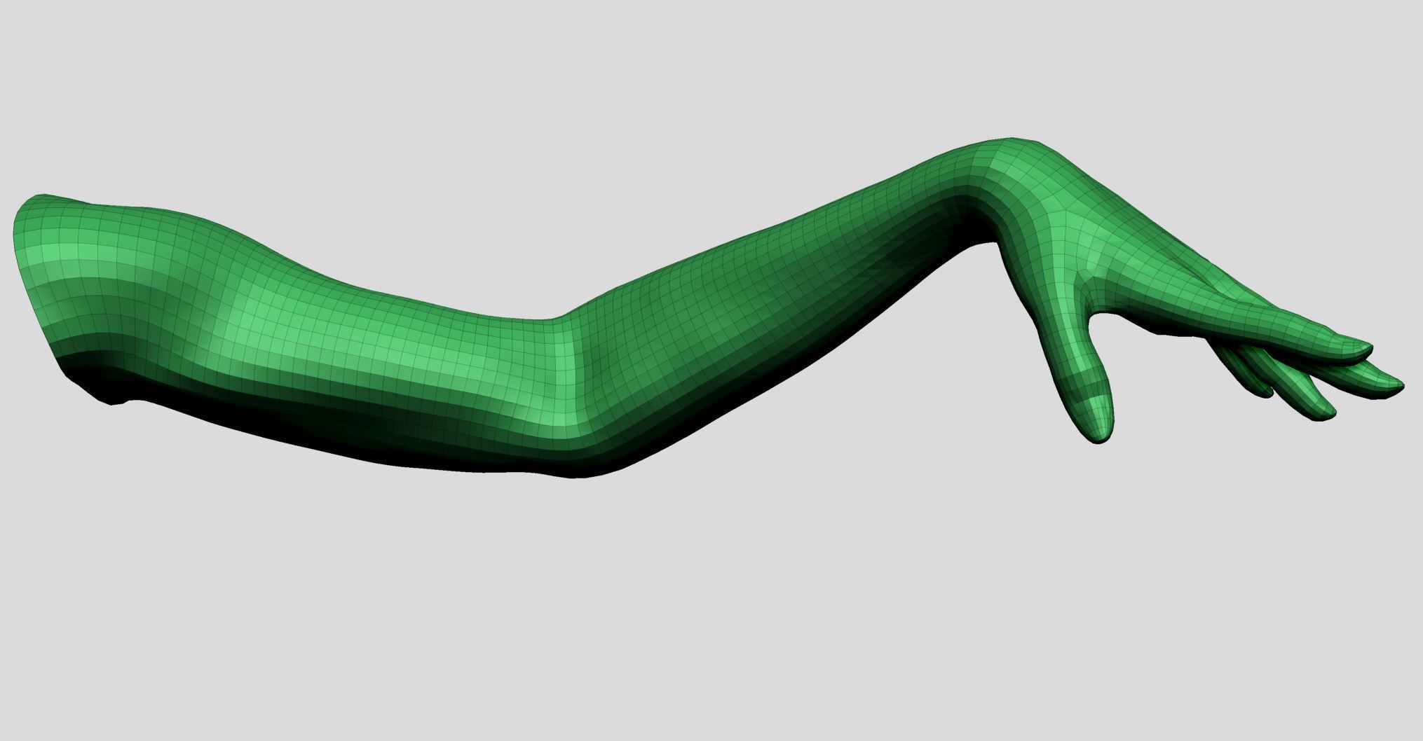 Female Arm 3D model_12