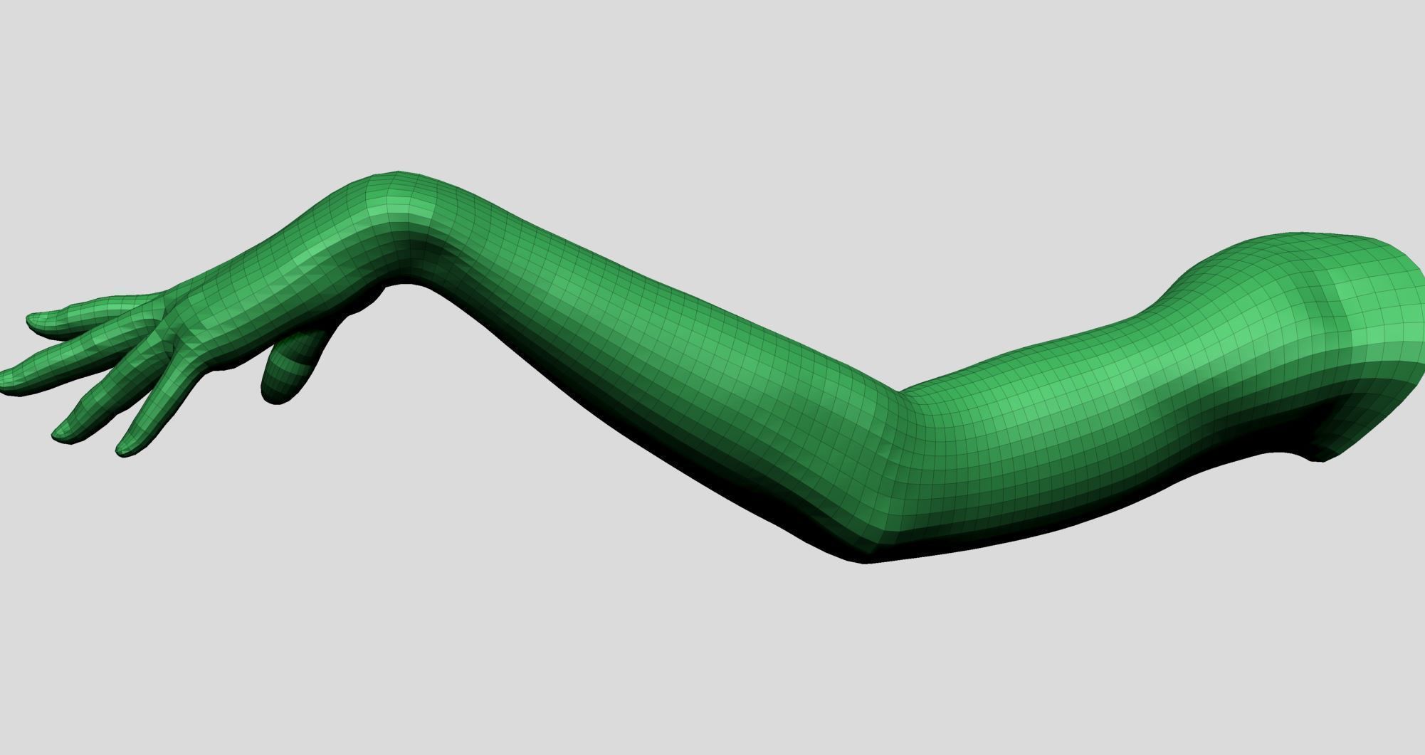 Female Arm 3D model_13