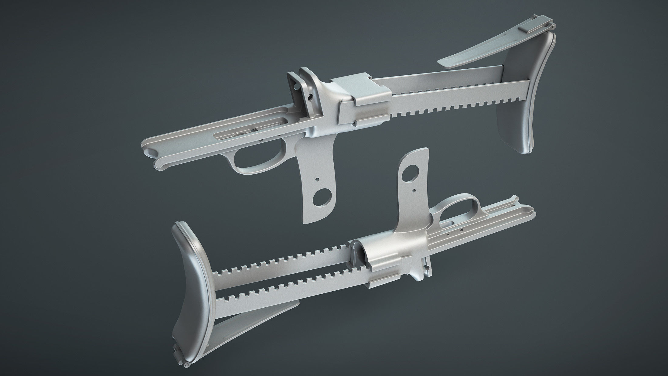 DT-29 Tank Machine Gun 3D model_18