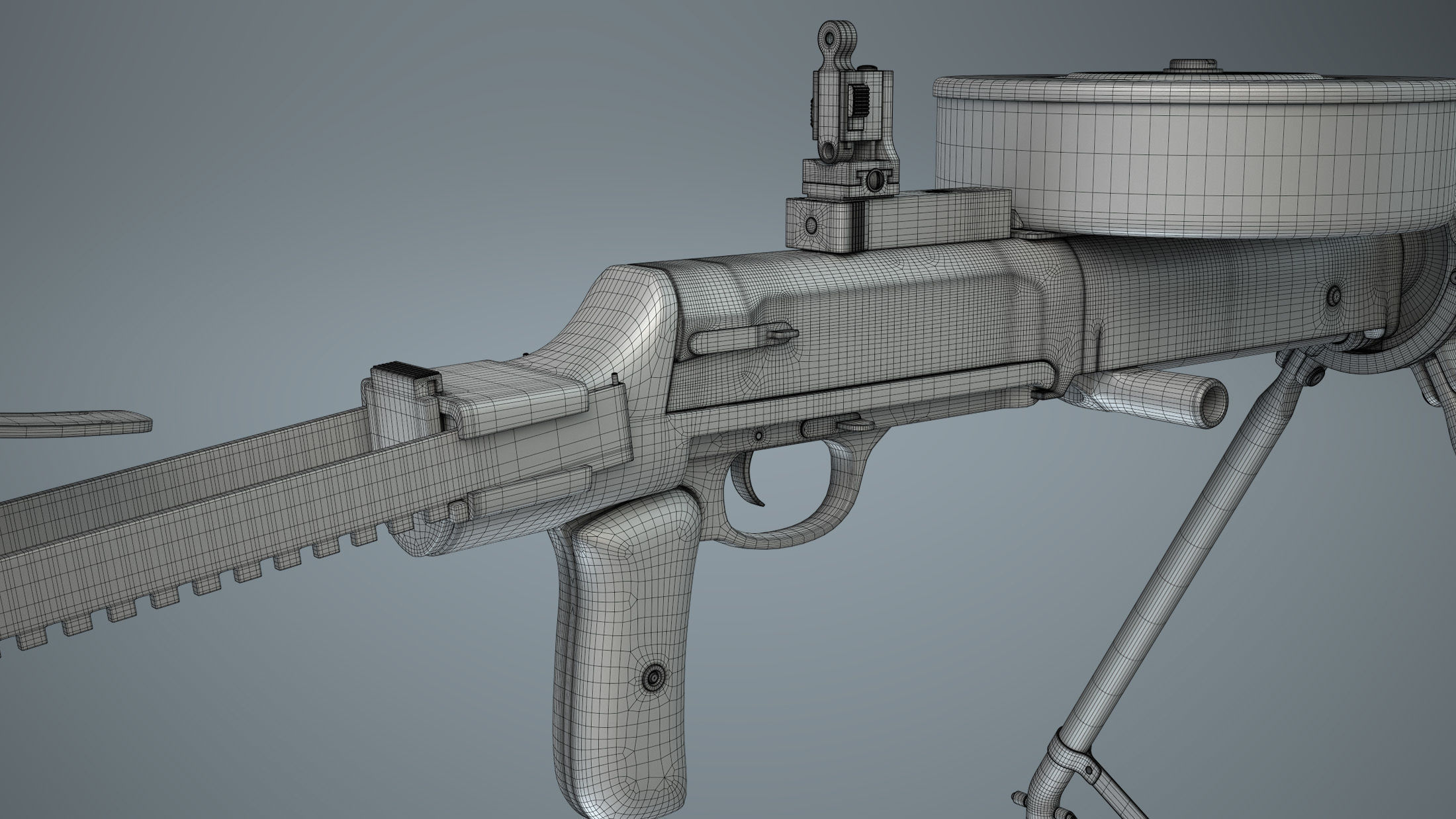 DT-29 Tank Machine Gun 3D model_27