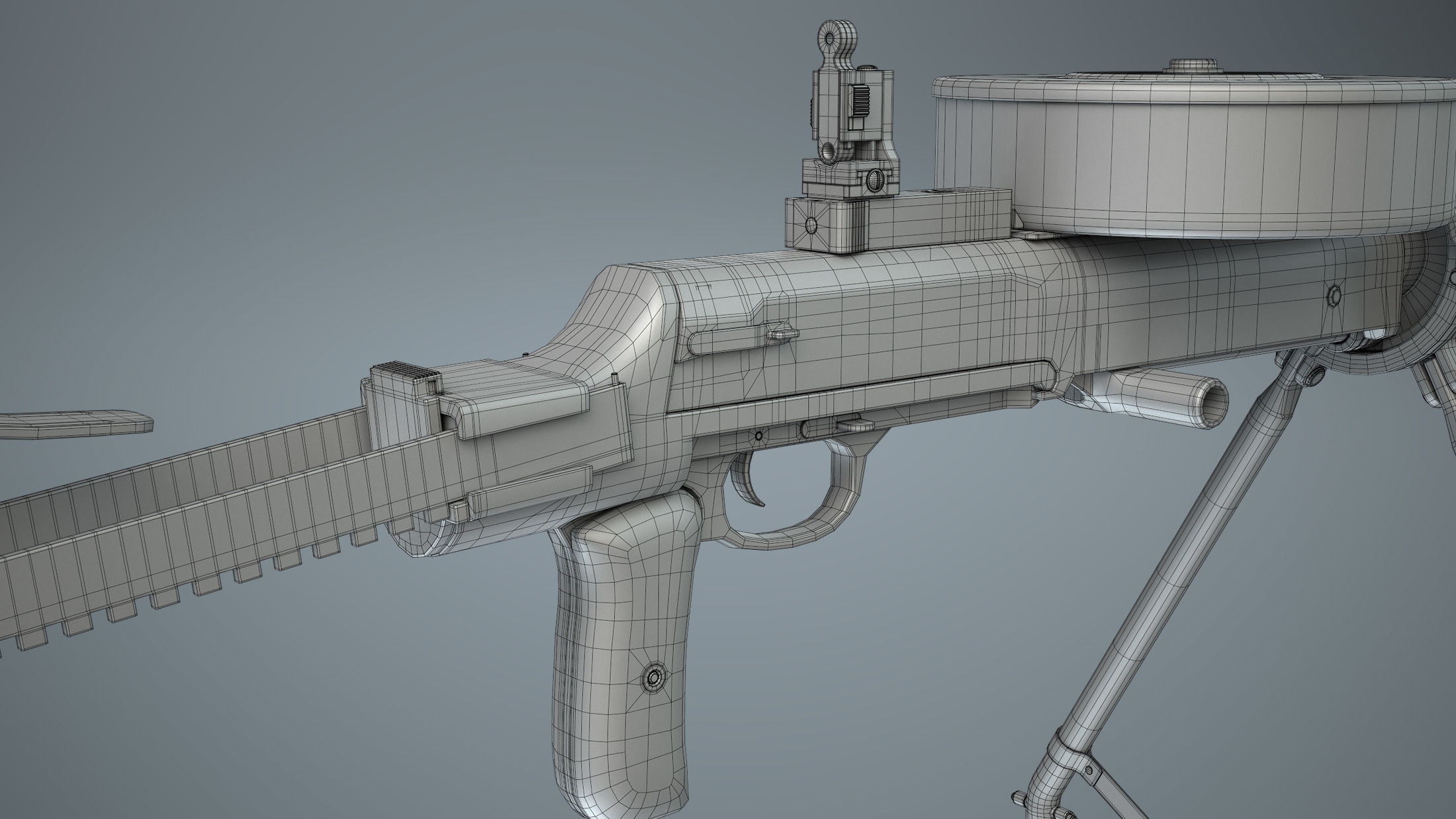 DT-29 Tank Machine Gun 3D model_26