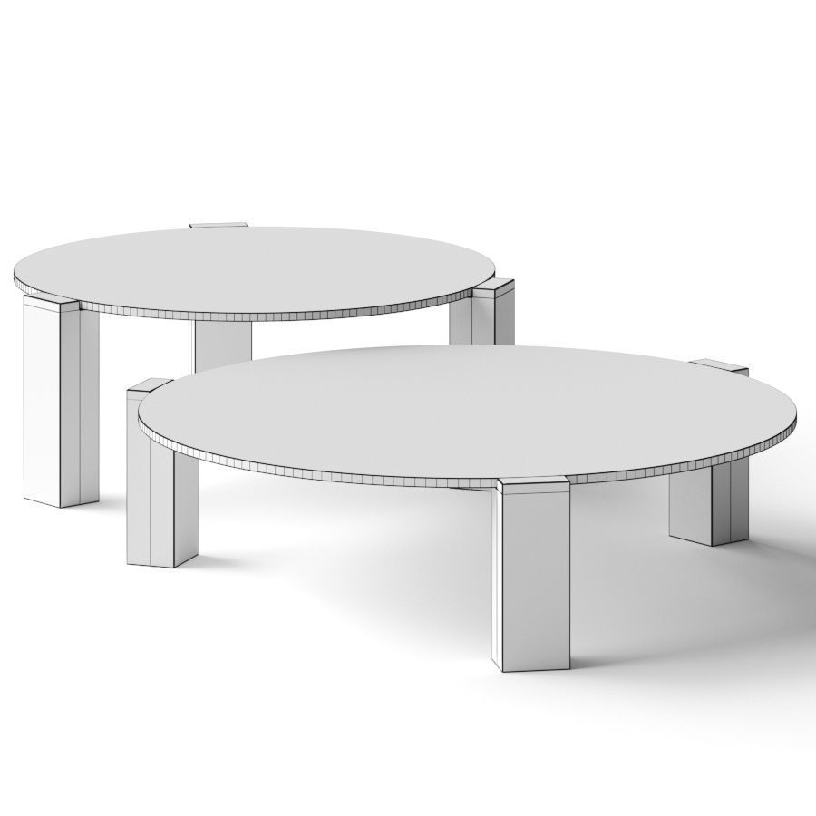 Moroso Gogan Round Coffee Table 3D model_1