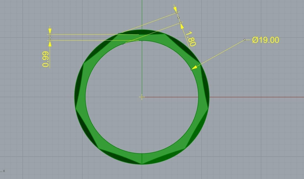 Ring for man 22 3D print model 3D print model 3D print model_4