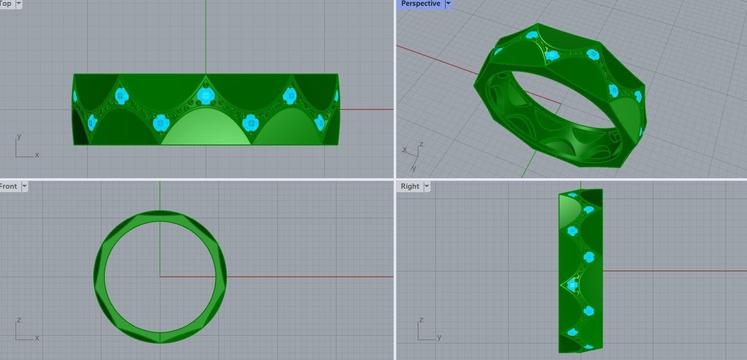 Ring for man 22 3D print model 3D print model 3D print model_6