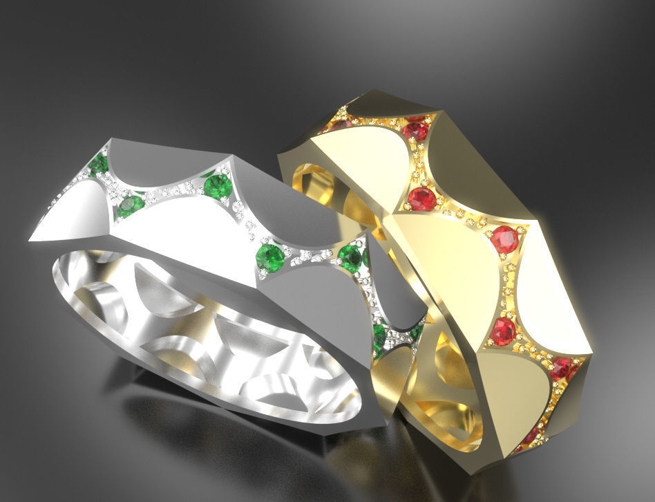 Ring for man 22 3D print model 3D print model 3D print model_3