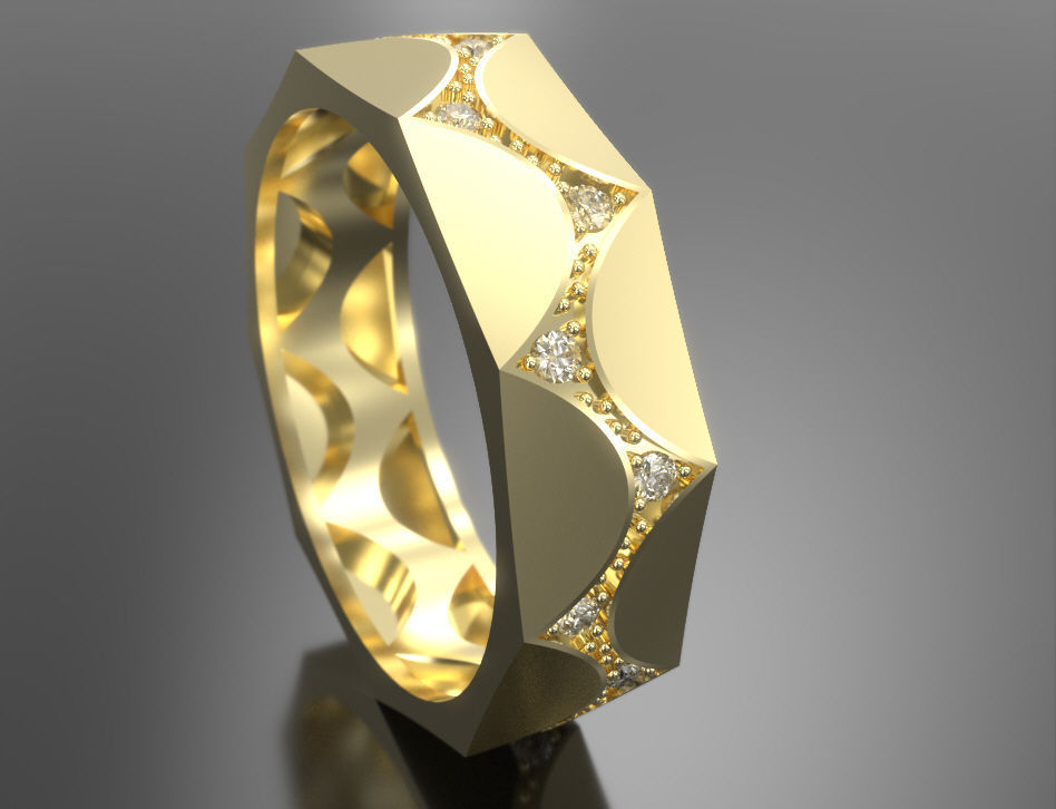 Ring for man 22 3D print model 3D print model 3D print model_2