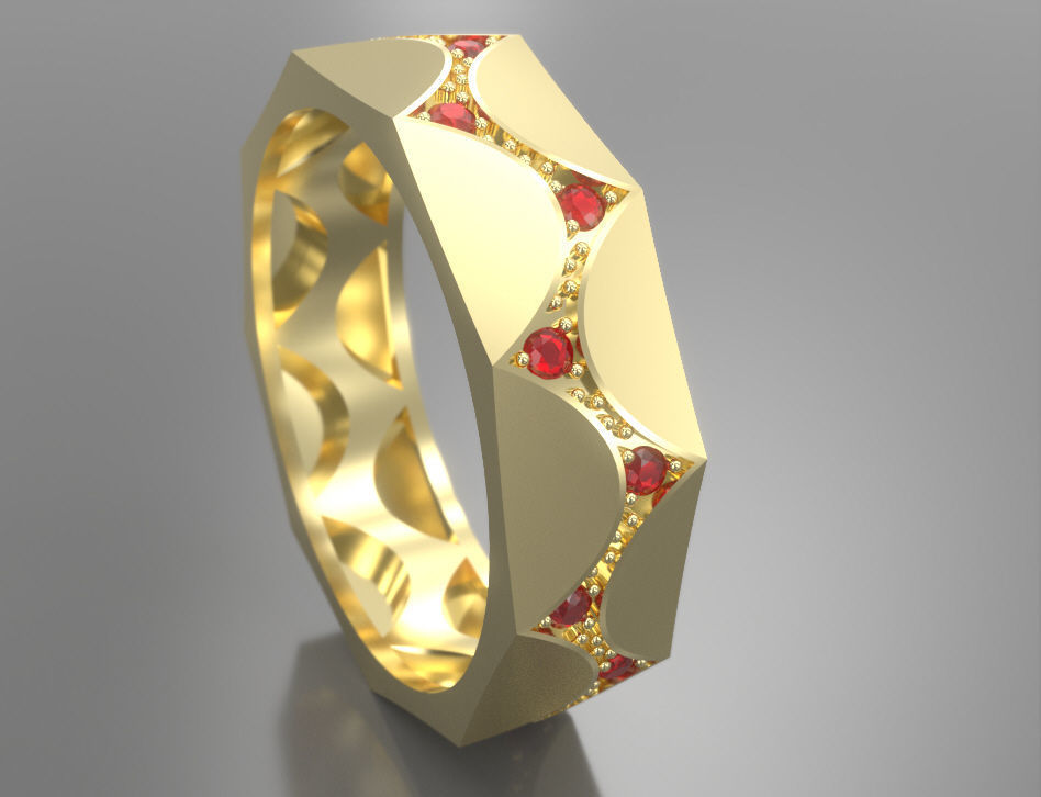 Ring for man 22 3D print model 3D print model 3D print model_1