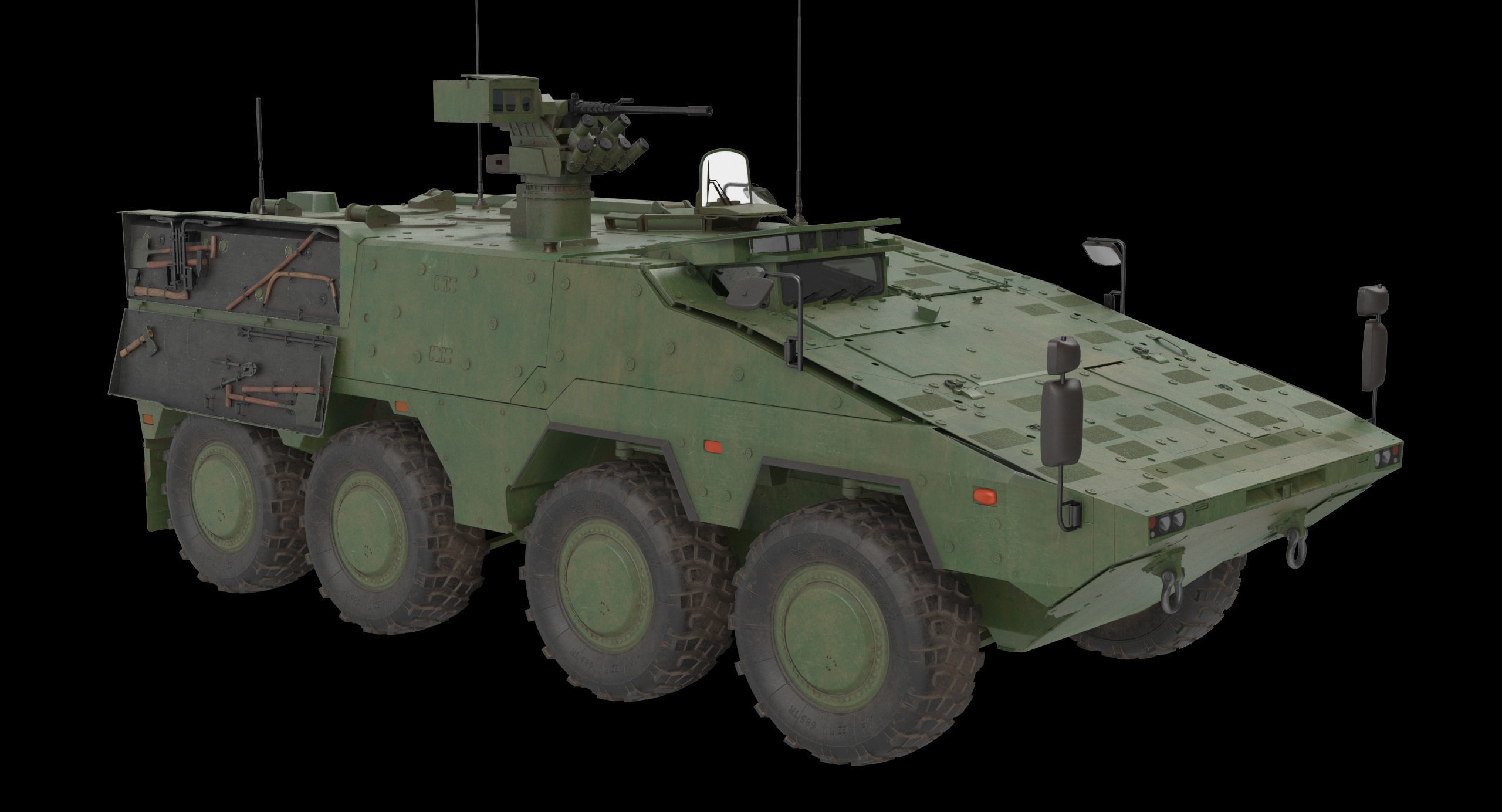 APC Boxer Green Clean 3D model_2