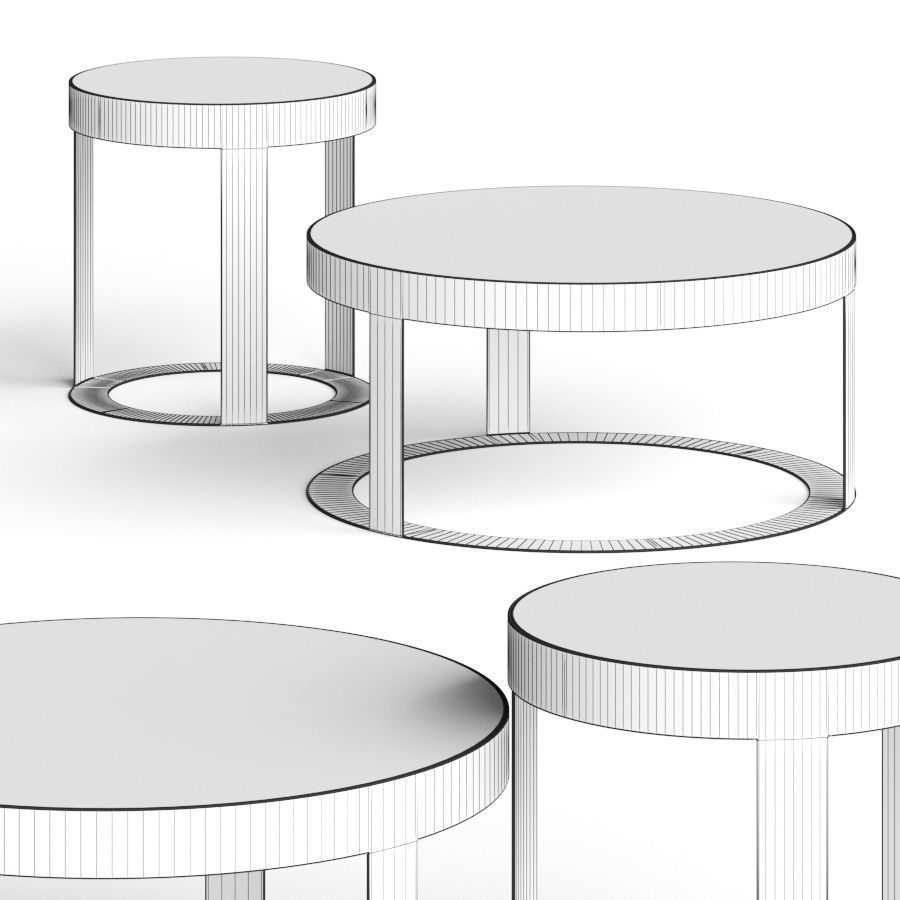 Frigerio Salotti Otis Coffee Table 3D model_1