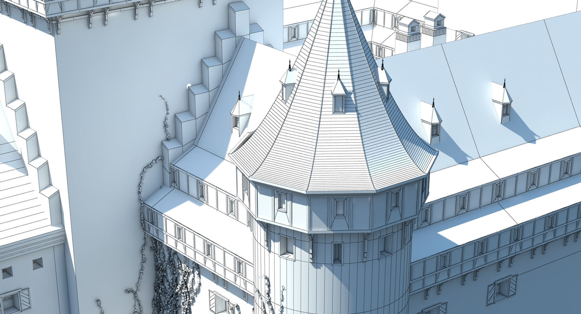 Medieval Castle 3 3D model_13