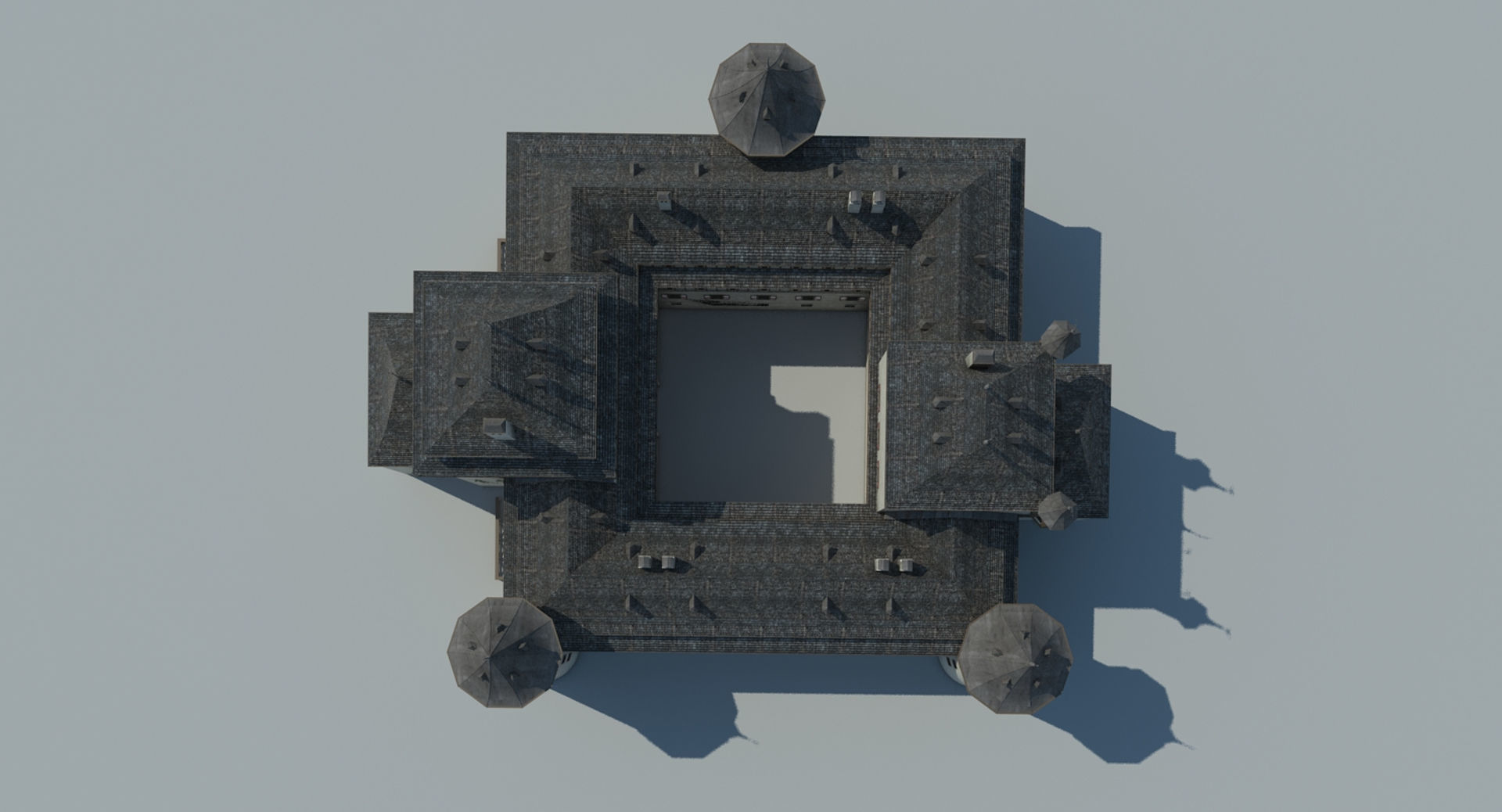 Medieval Castle 3 3D model_8