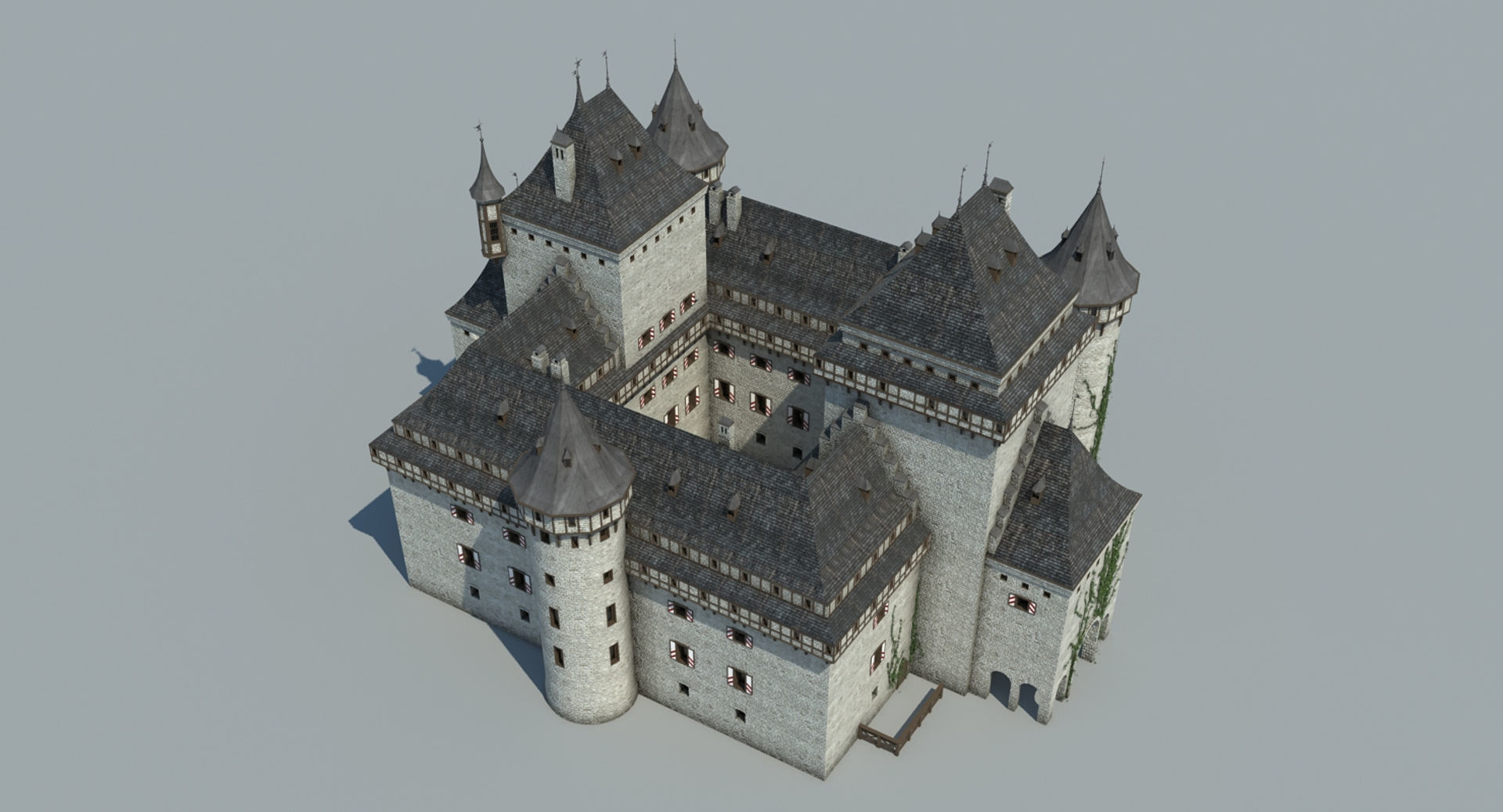 Medieval Castle 3 3D model_5