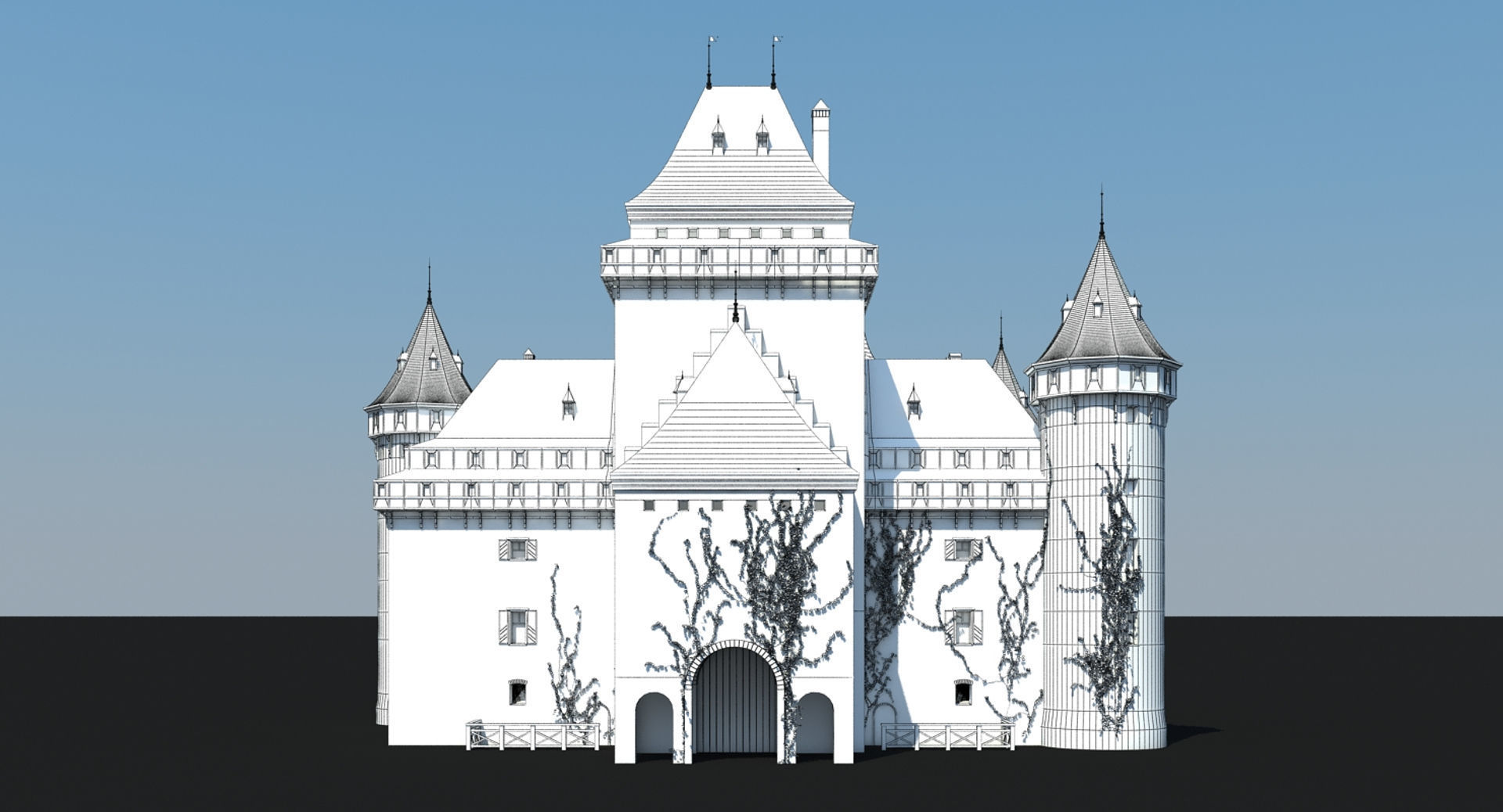 Medieval Castle 3 3D model_15