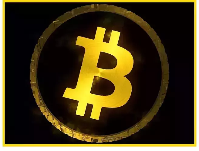 High Detailed Bitcoin Crypto Coin Token Blockchain Nft 0080