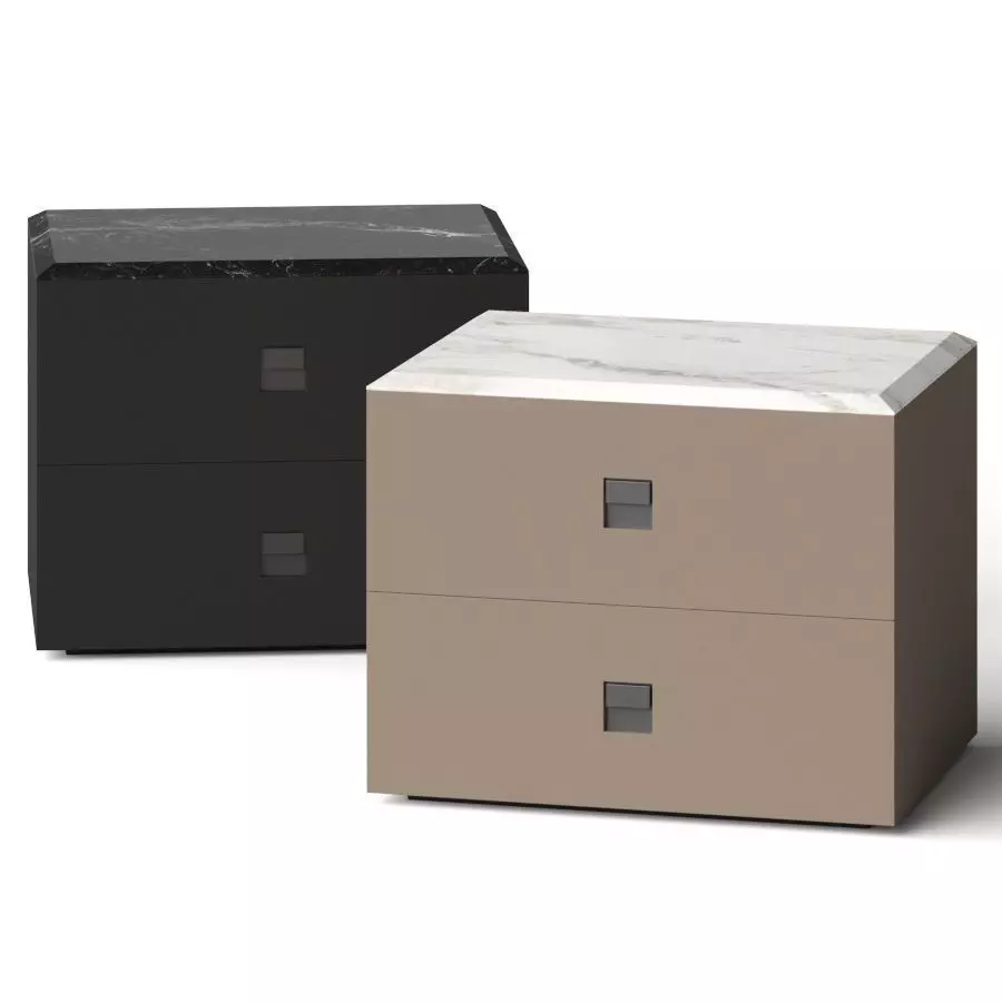 Flexform Rafael Nightstand Bedside Table 3D model_0