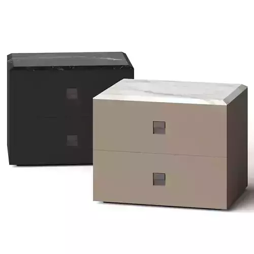 Flexform Rafael Nightstand Bedside Table